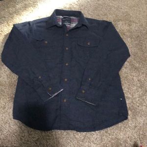 Boys Nautica flannel button up shirt.
